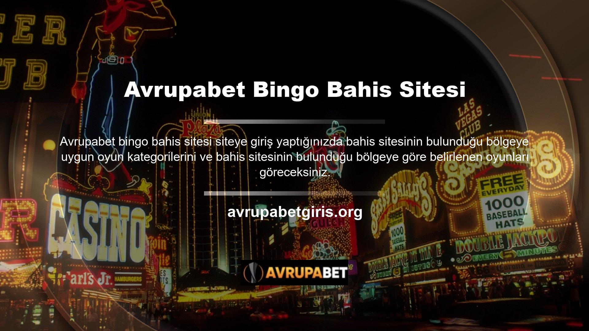 Alternatif bingo bahis siteleri casino dünyasında iyi bilinmektedir